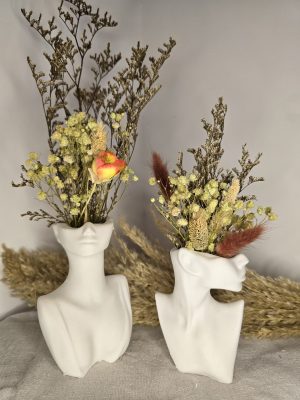 Χειροποίητο γύψινο Σετ ''Άγαλμα άνδρα και γυναίκας''