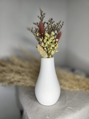 Γύψινο γεωμετρικό βάζο 2