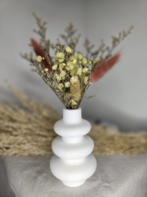 Γύψινο γεωμετρικό βάζο 1