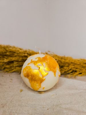 Χειροποίητο Αρωματικό Κερί “Υδρόγειος Σφαίρα”