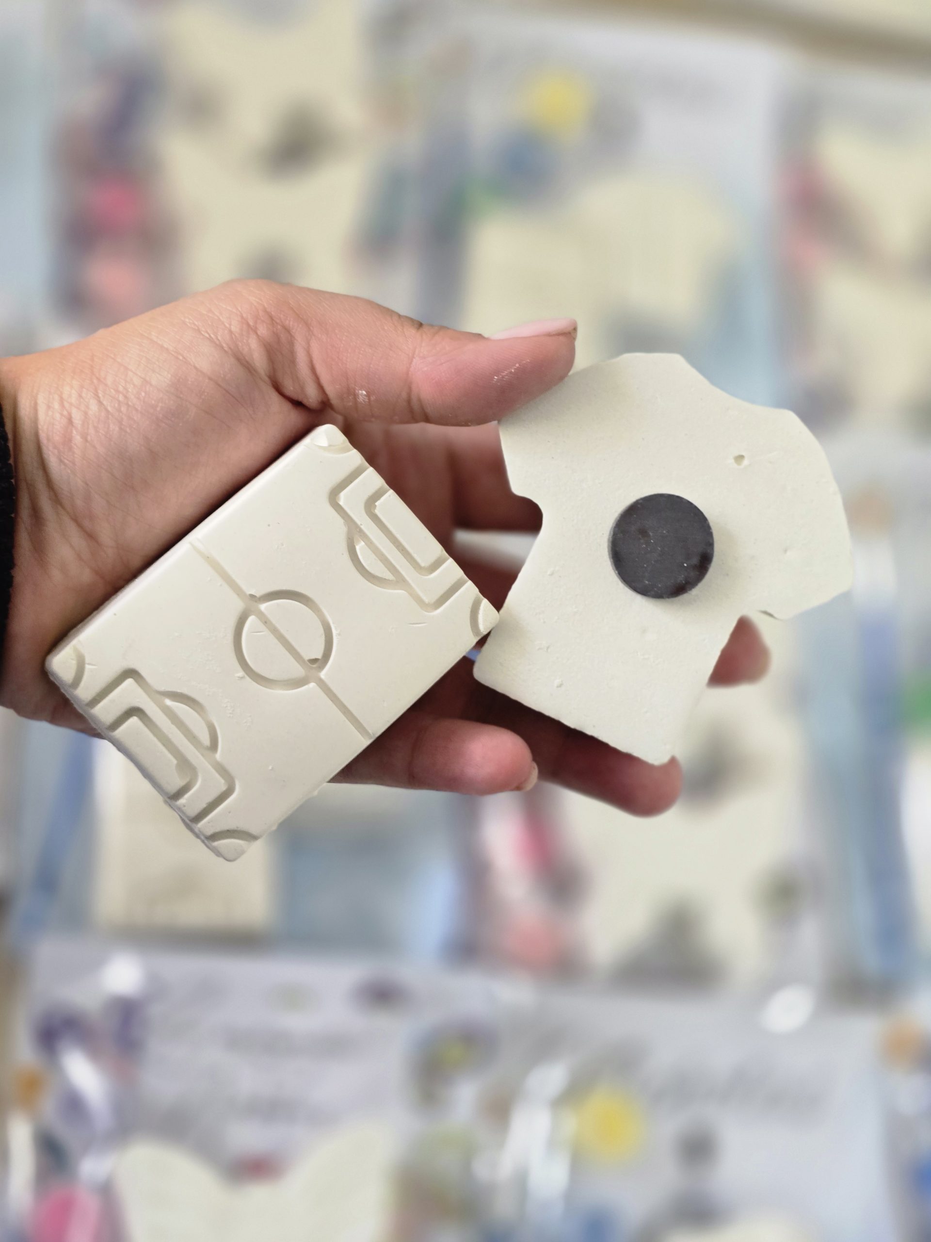 Ποδόσφαιρο - Σετ ζωγραφικής με γύψινες φιγούρες - Παιδική Μπομπονιέρα - Image 2